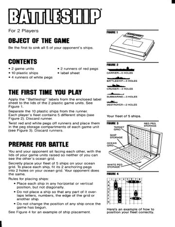 how to play battleship on paper|instruction manual for electronic battleship.
